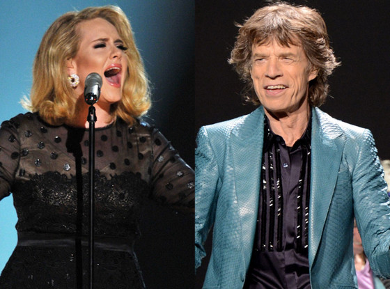 Adele, Mick Jagger Adele, Mick Jagger